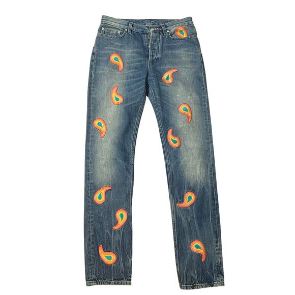 Paul Smith Made in Italy Embroidered Jeans 30 W x 31 L - Picture 1 of 7